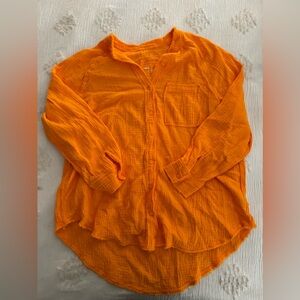 Aerie Waffle Long Sleeve Tunic